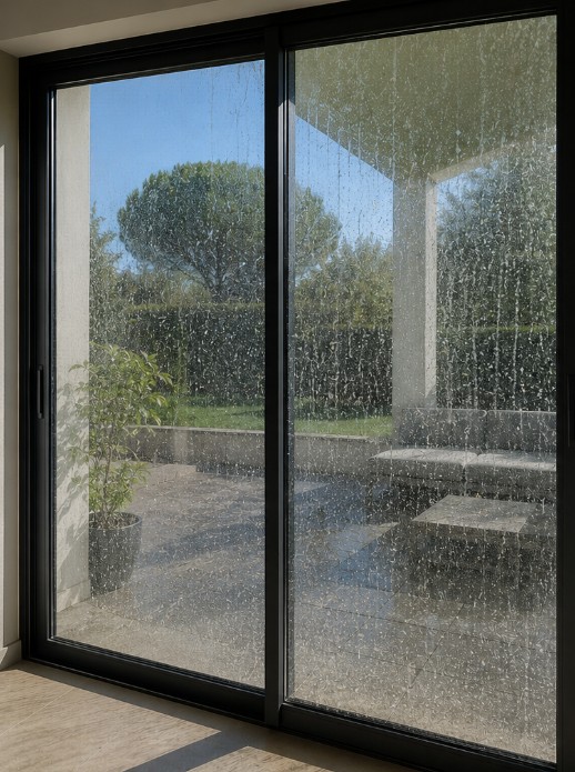 Photo avant nettoyage vitre LoClean
